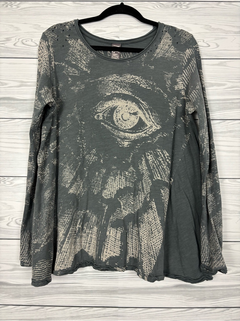 Magnolia Pearl Ozzy long sleeve top freedom of conscience tee one size